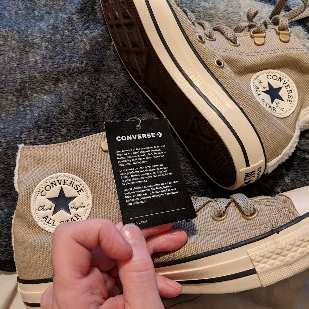 Brand new converse high tops